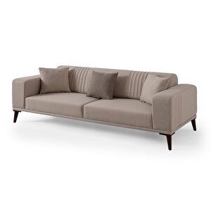 Edsy Home Regnar 3+3+1 Koltuk Takımı Sütlü Kahve