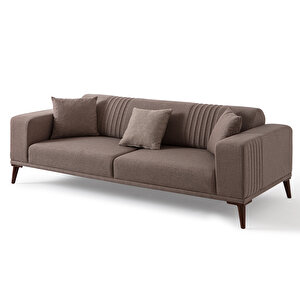 Edsy Home Regnar 3+3+1+1 Koltuk Takımı Kahverengi