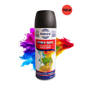 Asmaco Parlak Si̇yah Akri̇li̇k Sprey Boya 400 Ml (ral 9005)