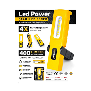 Sgs 400 Lümen Sarjli Led Fener