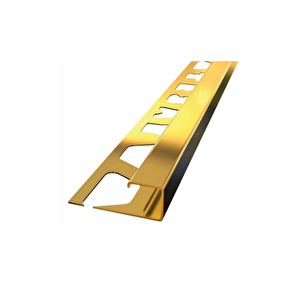 12 Mm 304 Paslanmaz Inox Serami̇k İç Köşe Profi̇li̇ Altin 2,5 M Boy ( 5 ADET )