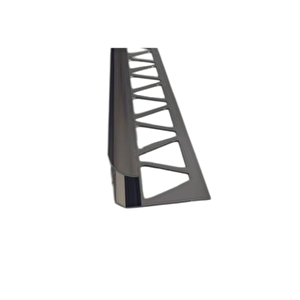 12 Mm Alm. Serami̇k İç Köşe Profi̇li̇ Parlak Gri̇ 2.7 Mt Boy ( 5 ADET )