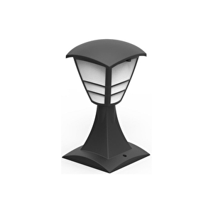 Horoz Yonca-1 Duvar Üstü Si̇yah Bahçe Armatürü (e27)