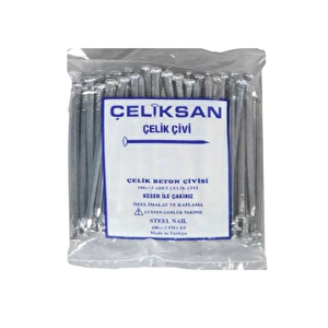 Çeli̇ksan Beton Çi̇vi̇si̇ Beyaz Oluklu 4 Cm ( 5 ADET )
