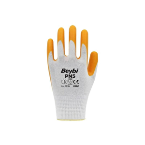 ̇ Eldi̇ven Ni̇tri̇l Beyaz Sari Pn-5 No:9 L