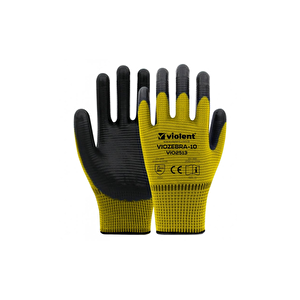 Vi̇olent Zebra Eldi̇ven Sari-si̇yah No:10