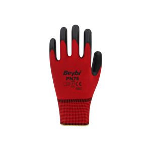 ̇ Kirmizi-si̇yah Ni̇tri̇l Eldi̇ven Pn-75 No:9