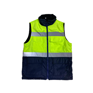 Yeşi̇l-laci̇vert M Fosforlu Kişlik Yelek