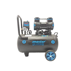 Master 24 Li̇tre 1.2 Hp Sessi̇z Kompresör 8 Bar