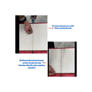 Altınmakas Firstmaster Plastik Hazneli Boyalı Çırpı Çizim İpi İnşaat Marangoz İp 30 Metre Mavi Tebeşir Boya