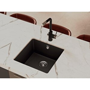 Steep 50x40 Antrasit Granit Mutfak Eviyesi