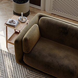 Flam Üçlü Koltuk Kadife