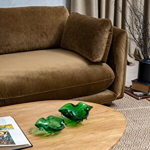 Flam Üçlü Koltuk Kadife