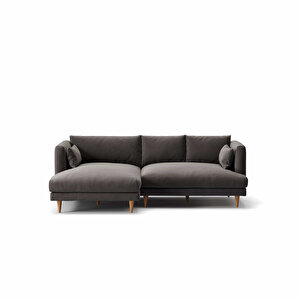 Lewis Köşe Koltuk Sol İsis Koyu Gri