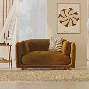 Flam Loveseat Kadife Sunset