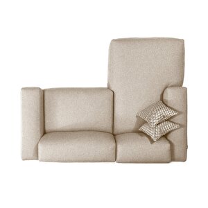 Tate Köşe Koltuk Sağ Keten Krem