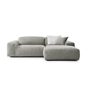 Tate Köşe Koltuk Sağ Keten Gri