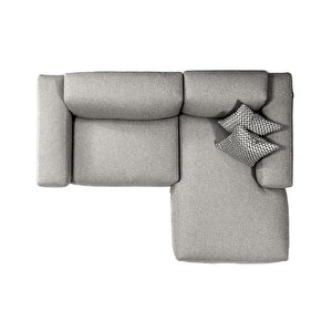 Tate Köşe Koltuk Sağ Keten Gri