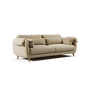 Mevy Üçlü Koltuk Fitilli Kadife Radiance Green