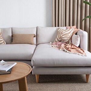 Lewis Köşe Koltuk Sağ İsis Pure White