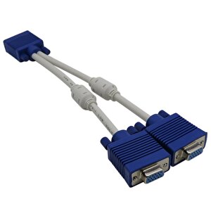 4567 Vga Y Kablo Çoklayıcı Switch Splitter Kablosu Çoklu Monitör Tv