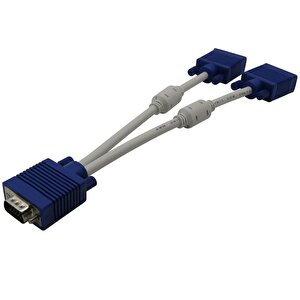 4567 Vga Y Kablo Çoklayıcı Switch Splitter Kablosu Çoklu Monitör Tv