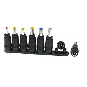 8in1 5.5*2.1-2.5mm Adaptör Dc Uç Çevirici Set Konnektör Başlık