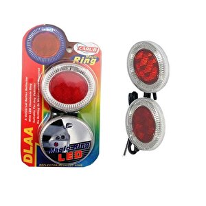 Carub Reflektör Lamba Ledli Kırmızı-mavi