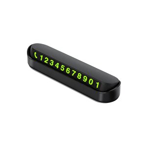 Araç Torpido Üstü Geçici Park Telefon Numaratörü Aç Kapa Pratik Kullanım 3 Adet