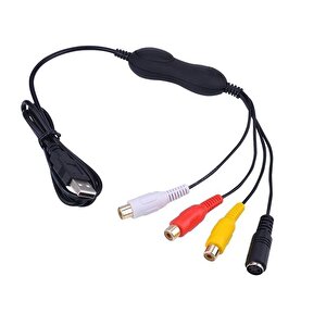 Usb 2.0 Xbox Ps3 Vhs Hi8 Mini Dv Video Capture Ezcap Ekran Yakalama Kartı