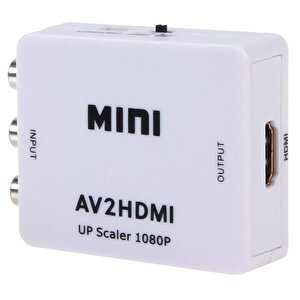 4553 Rca Av To Hdmi Çevirici Dönüştürücü Adaptör