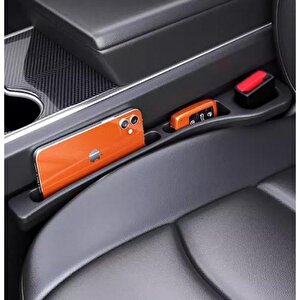 Siyah Araba Koltuk Arası Düşme Engelleyici Organizer 2 Li