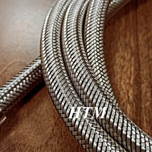 Kali̇te Kirilmaz Patlamaz Paslanmaz Pri̇nç Çeli̇k Örgülü Duş Hortumu