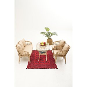 Happy Bahçe Balkon Takimi 2+1+1+masa