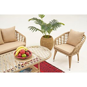 Happy Bahçe Balkon Takimi 2+1+1+masa