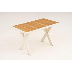 Skyli̇ne Alümi̇nyum Bahçe Balkon Oturma Grubu 2+1+1+masa KREM