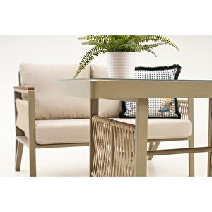 Flores Bahçe Balkon Takimi 2+1+1+masa