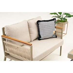 Flores Bahçe Balkon Takimi 2+1+1+masa