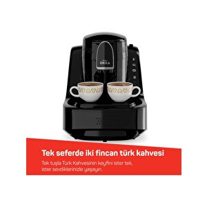 Okka Elite Ok0040-20 Krom İkili Türk Kahve Makinesi