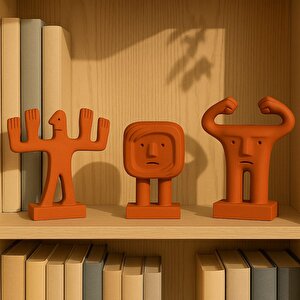 Eller Havaya Serisi Beton Biblo