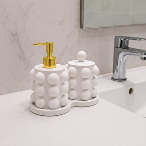 Beton Buble Sıvı Sabunluk Set