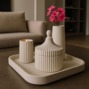 Beton Dekoratif 4 Parça Set