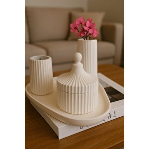 Beton Dekoratif 4 Parça Set