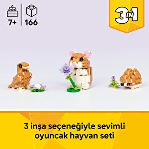 Lg31376 Creator 3’ü 1 Arada Sevimli Hamster Ile Çiçek