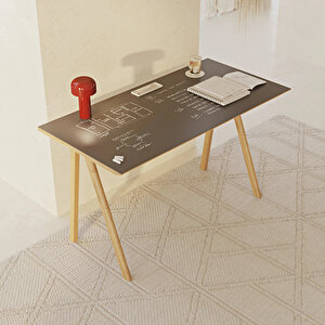 Bike Linoleum Çalışma Masası Safirmeşe-Antrasit