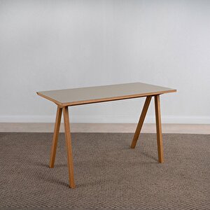 Bike Linoleum Çalışma Masası Vizon