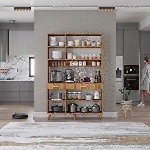 Kahve Köşesi Çok Amaçlı Mutfak Dolabı Beceviz Az M.u.l_5_105cm 105 cm