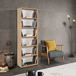 8122 Evm Kitaplık , 6 Bölmeli , 5 Raflı , Safir , Ofis , Çalışma Odası , Salon Safir