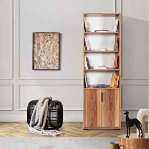 8103 Evm Kitaplık , 2 Kapaklı , 6 Bölmeli , 5 Raflı , Söğüt , Ofis , Çalışma Odası , Salon