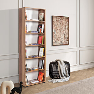 8123 Evm Kitaplık , 6 Bölmeli , 5 Raflı , Söğüt , Ofis , Çalışma Odası , Salon